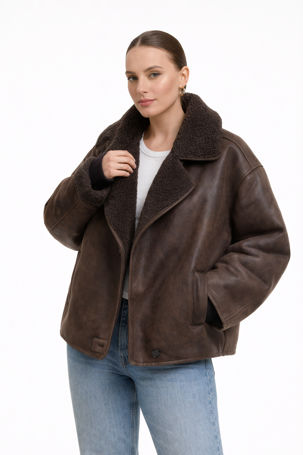 Harper Shearling Voering Damesjas