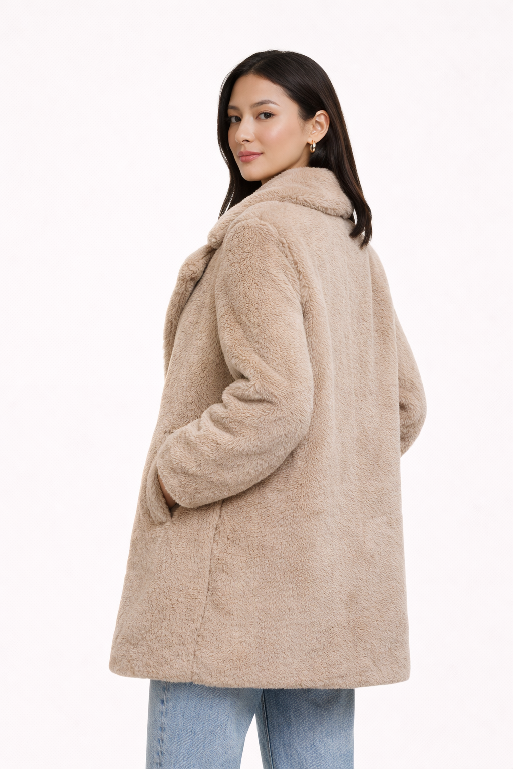 Wollen Teddy Damesjas