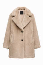 Wollen Teddy Damesjas