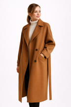 Lange Elegante Mantel Dames jas