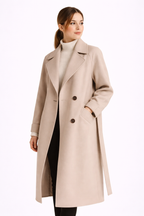 Lange Elegante Mantel Dames jas