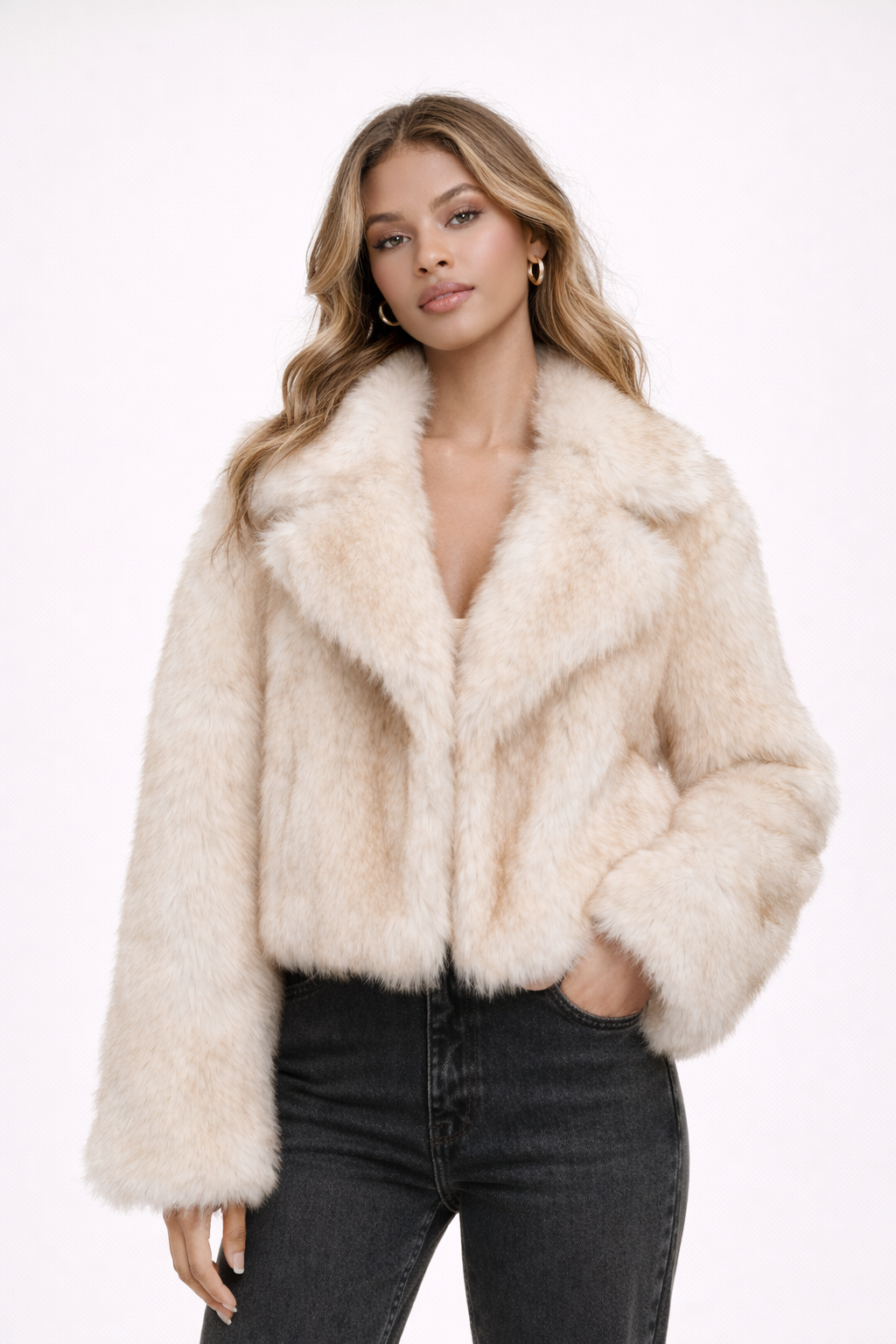 Nora Faux Fur Damesjas